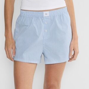 Aritzia Tna Dally Poplin Boxer Short